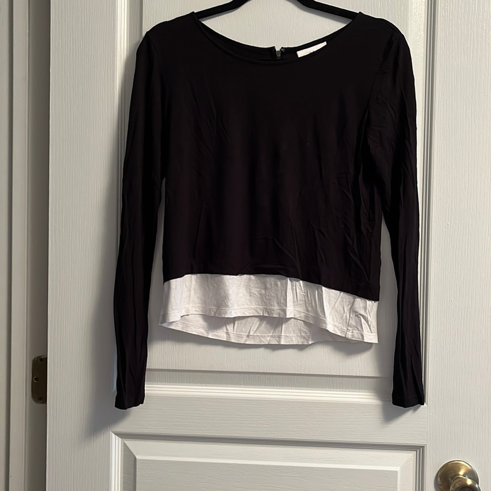 Black and white top